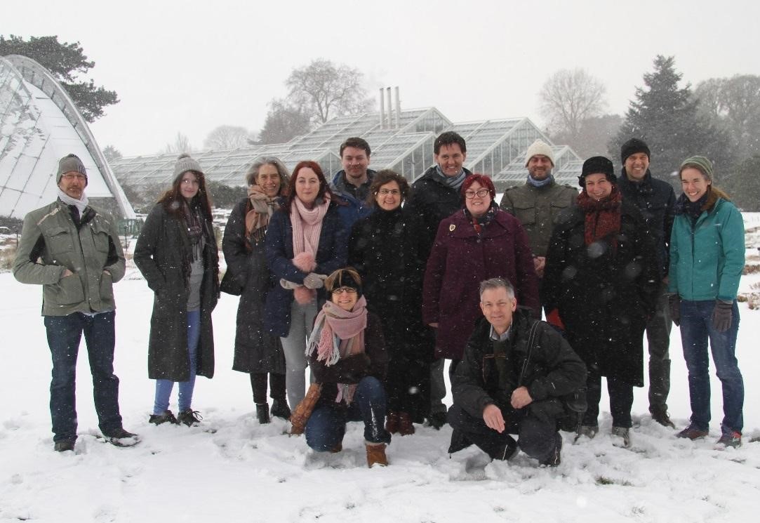 The team at Royal Botanic Gardens Kew in London
